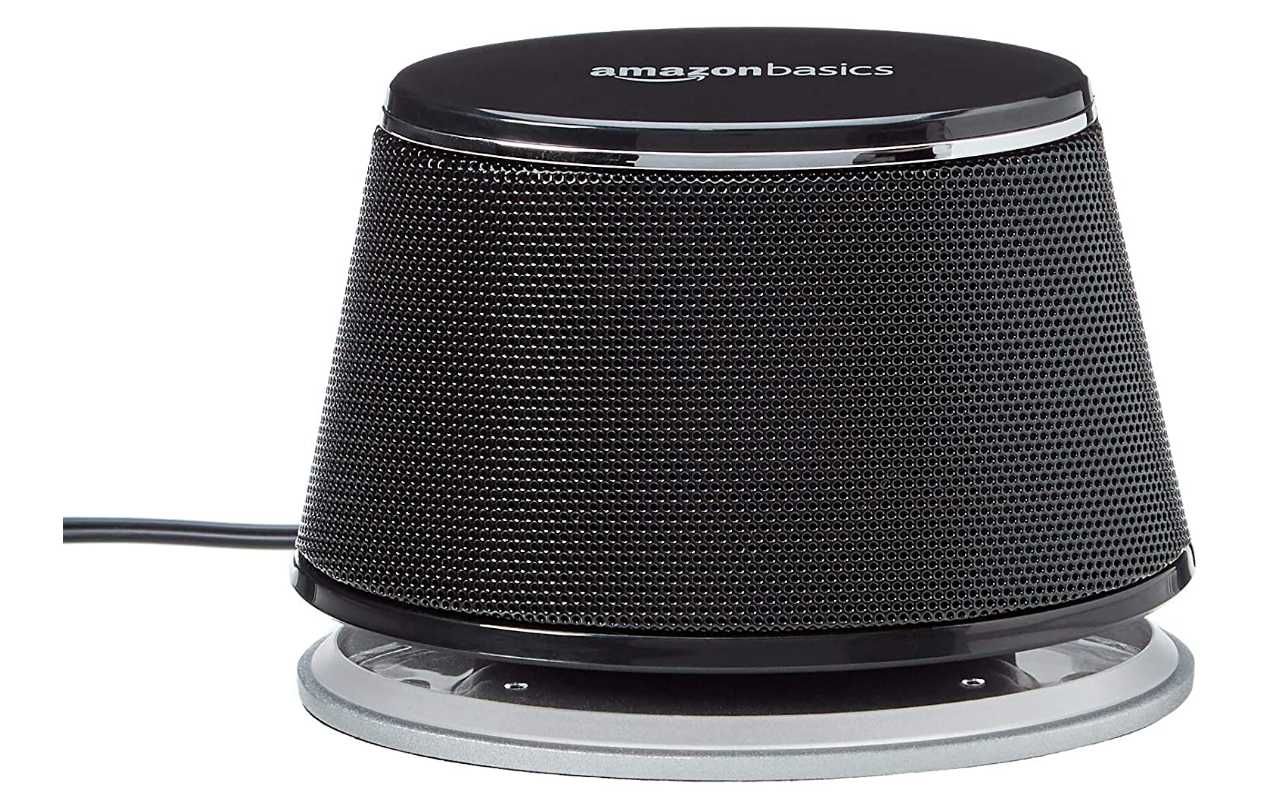 AmazonBasics Głośniki komputerowe BASS LED PC RMS powystawowe