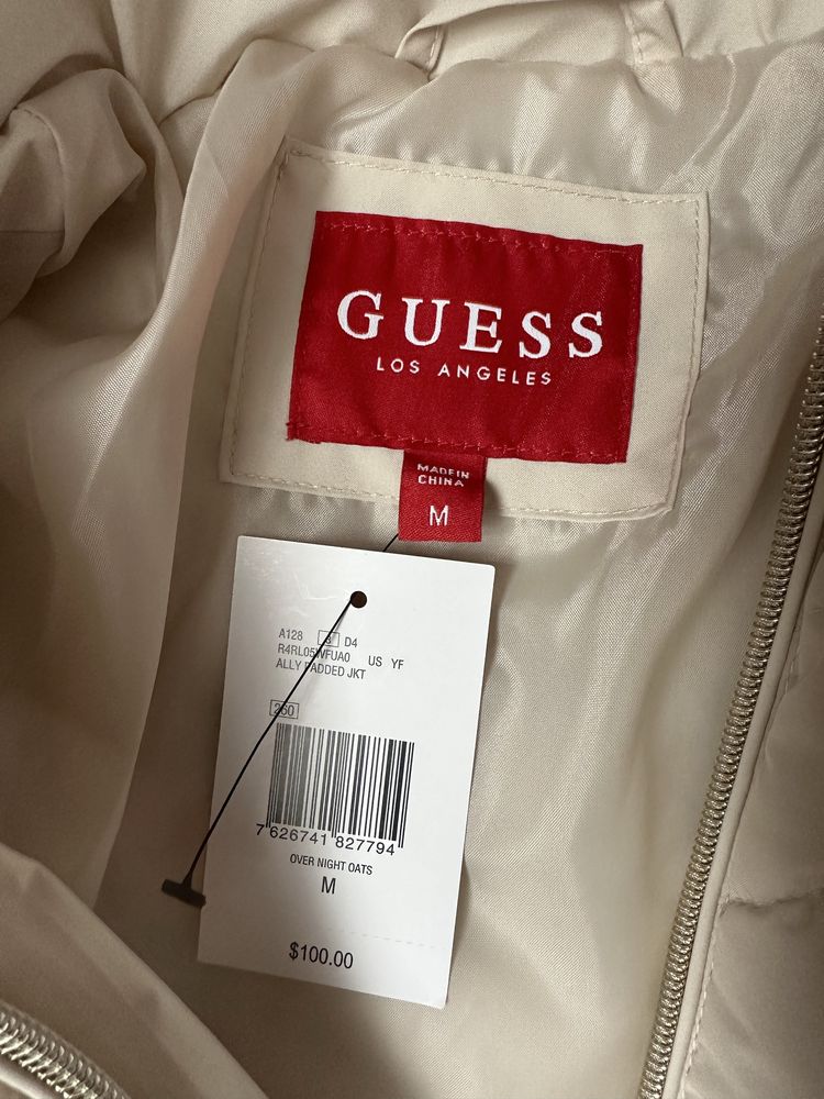 Куртка Guess жіноча молочна
