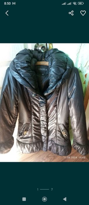 Кожаный пиджакРазмер Л