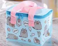 Tkana torba termiczna lunch KOT PUSHEEN LUNCHBOX, śniadaniówka KOTEK