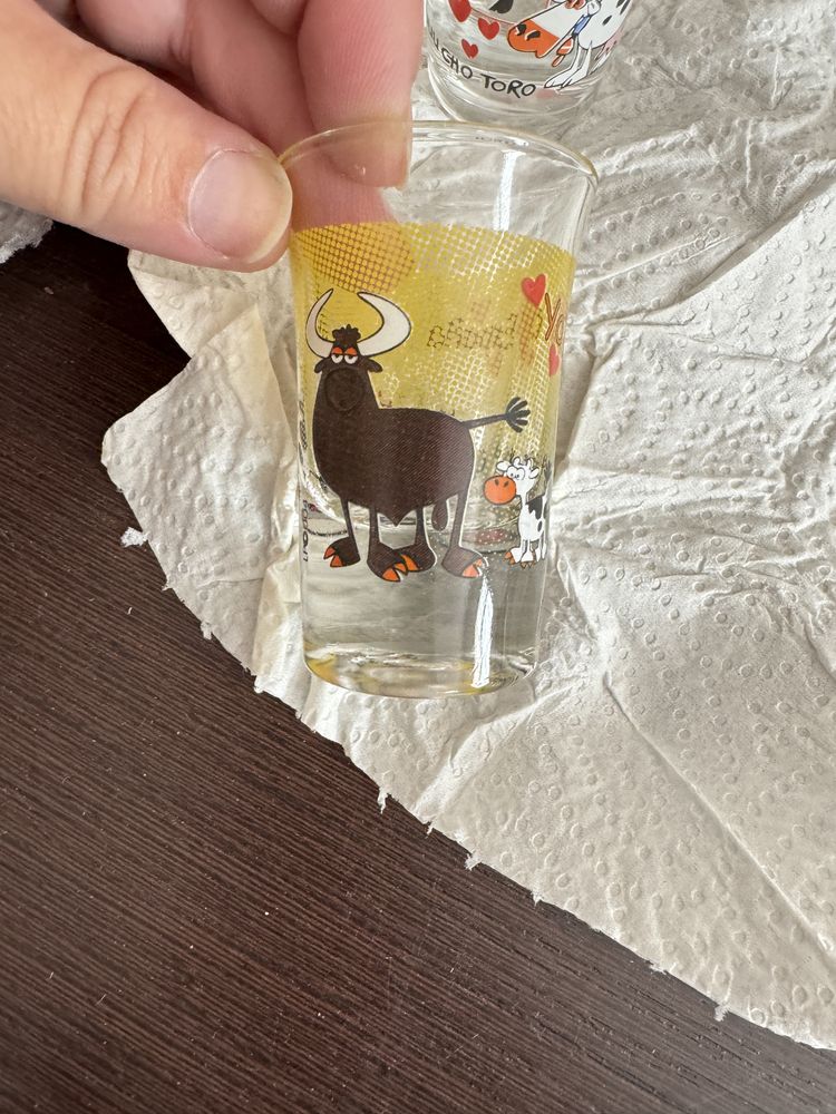 Copos shot vaca.