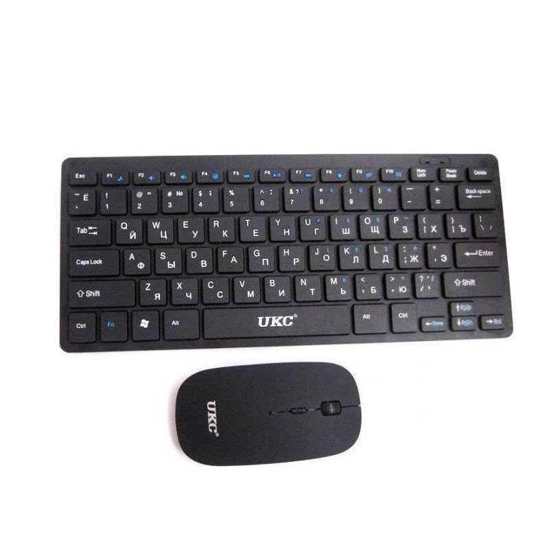 Бездротова клавіатура + мишка оптична UKC WI 1214
