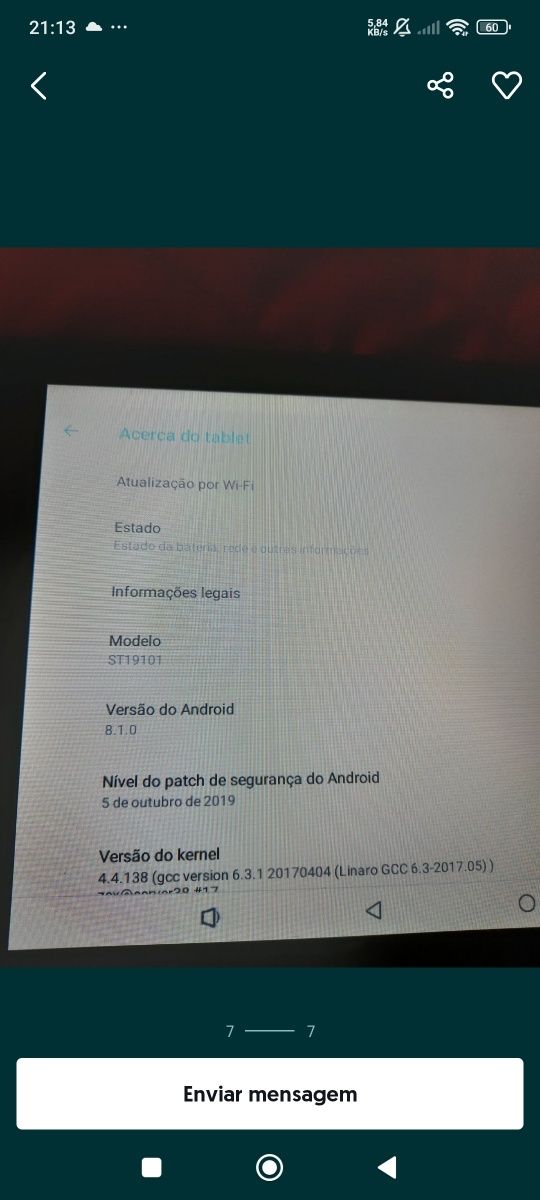 Tablet em bom estado