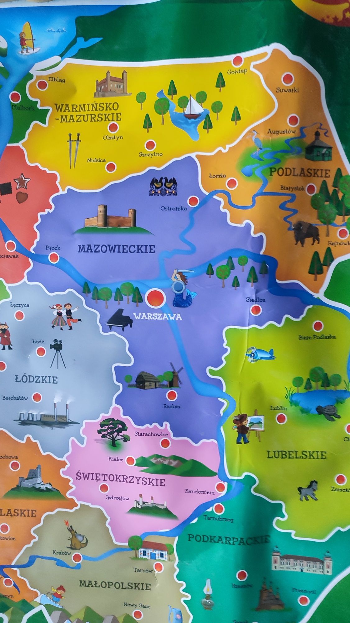 Interaktywna mapa polski Dumel Discovery dla dzieci