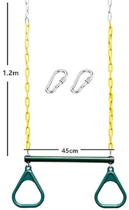 Siłownia trapez i pierścienie gimnastyczne