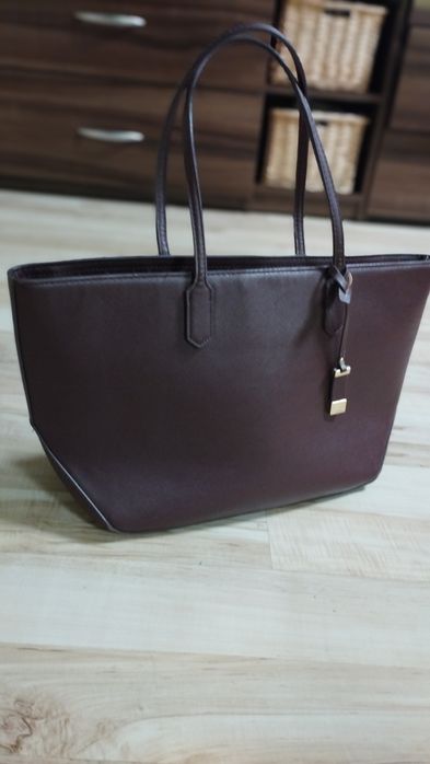 Torebka torba bordowa duża pojemna okazja