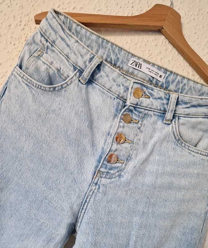 ZARA jeansy spodnie dzwony M 38