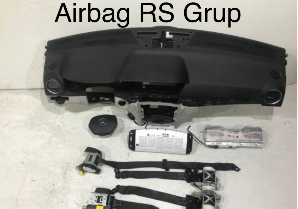Mercedes w204 tablier airbags cintos