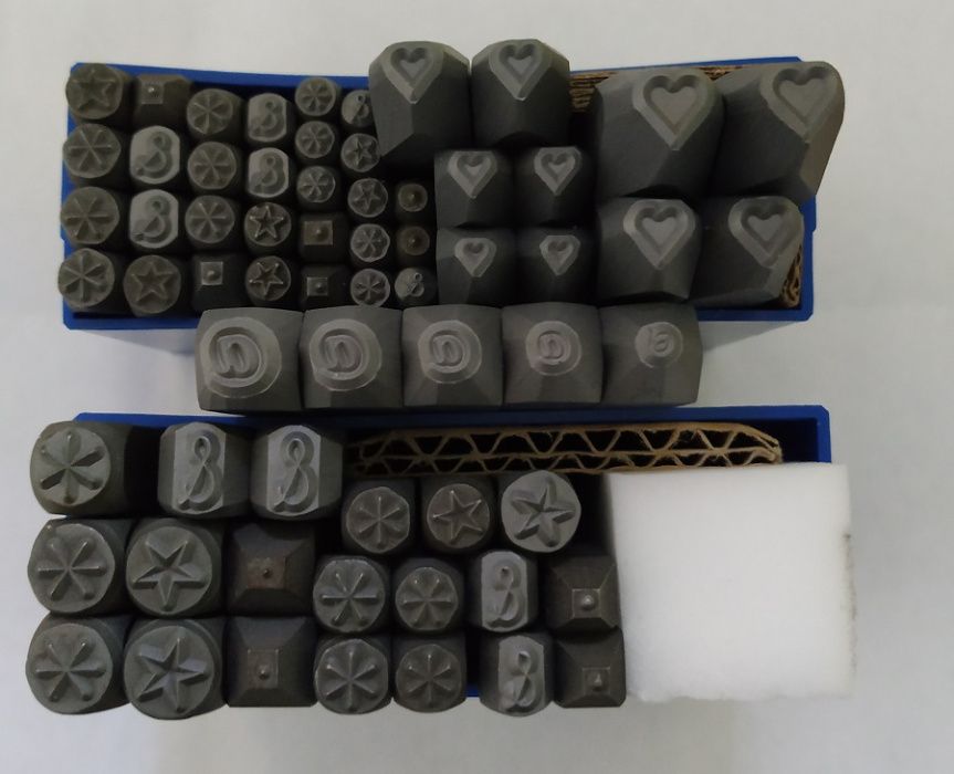 Punção Marcador Metal Asterisco Arroba eComercial Estrela Coração