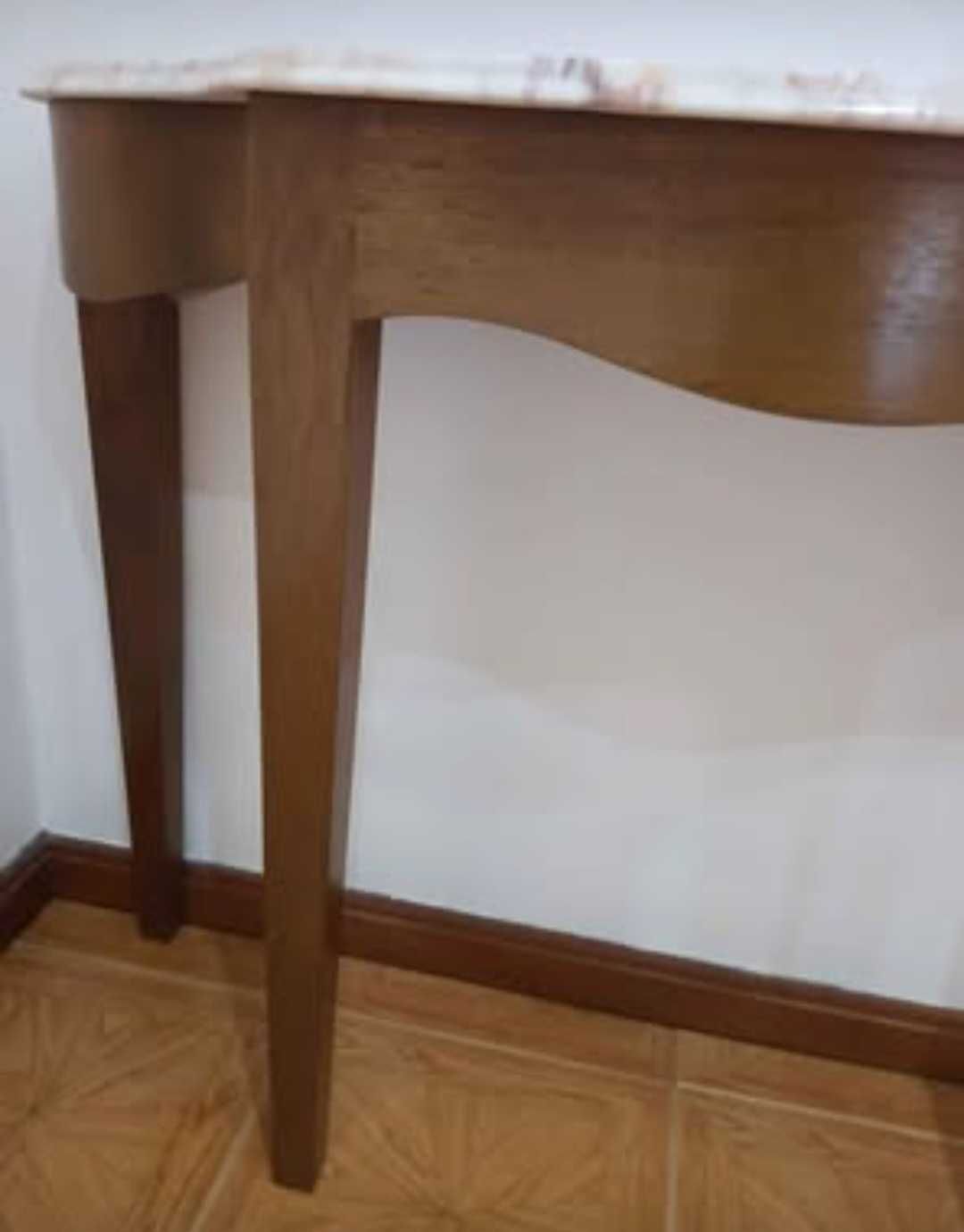 Móvel consola com pedra mármore