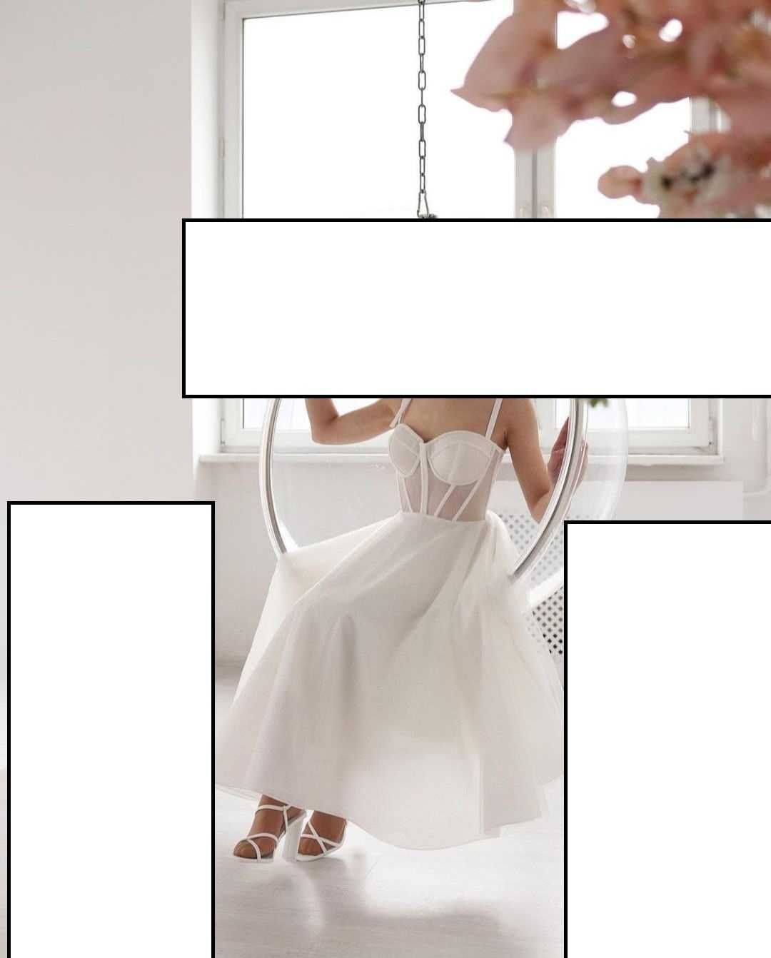 suknia ślubna 165-180cm biała brokat do ziemi