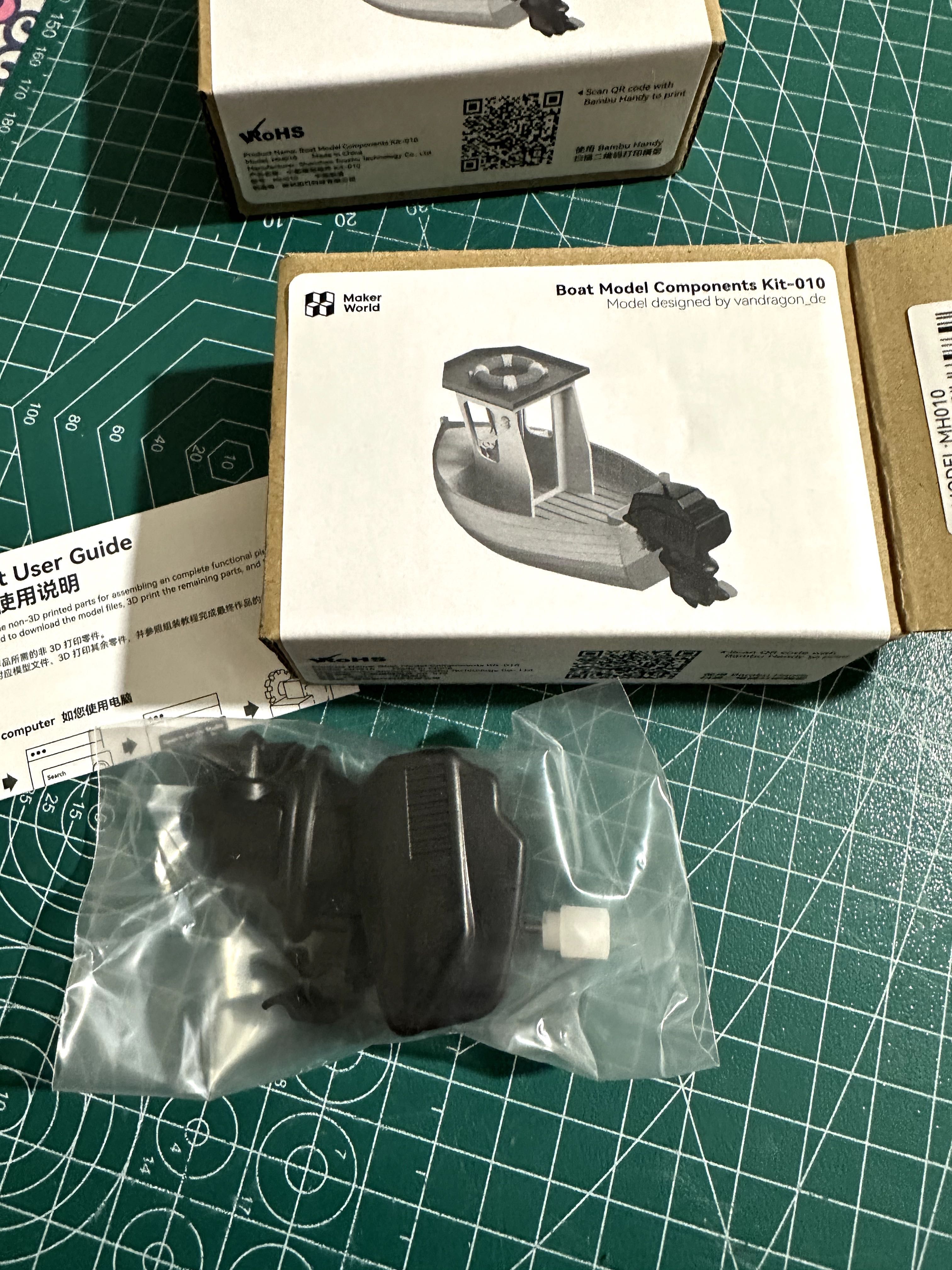 Модель човна Bambu Lab Boat Model Components Kit-010