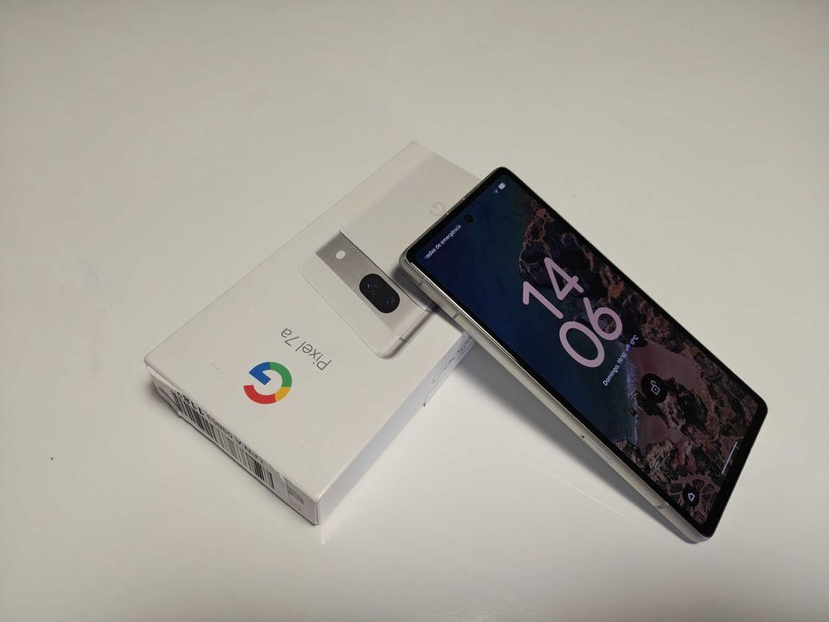 Google Pixel 7a Branco Snow Novo IMACULADO