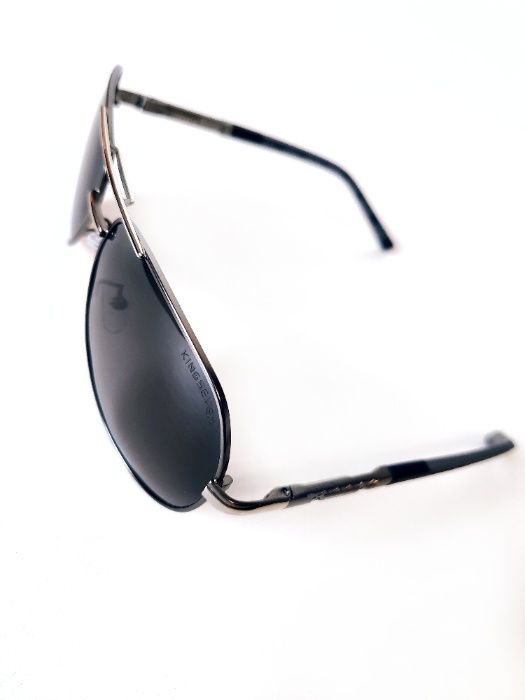 Czarne okulary przeciwsłoneczne KINGSEVEN stylowe Polaryzacja UV400!