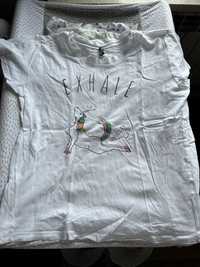 Biały t-shirt damski Sinsay r.XL