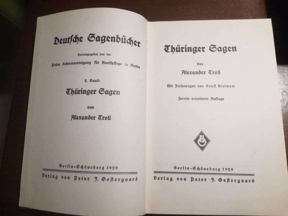 Thüringer Sagenbuch. – Buch antiquarisch kaufen Alexander Troll z 1929