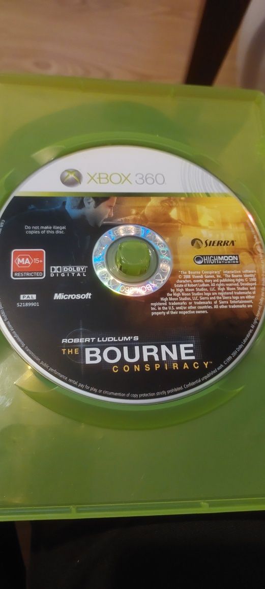 Xbox 360 gra The Bourne Conspiracy Robert Ludlum