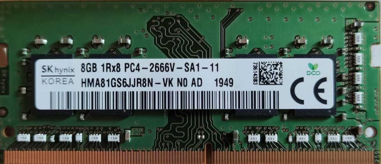 ОЗП Hynix SO-DIMM DDR4 16 (2 по 8) gb 2666mhz