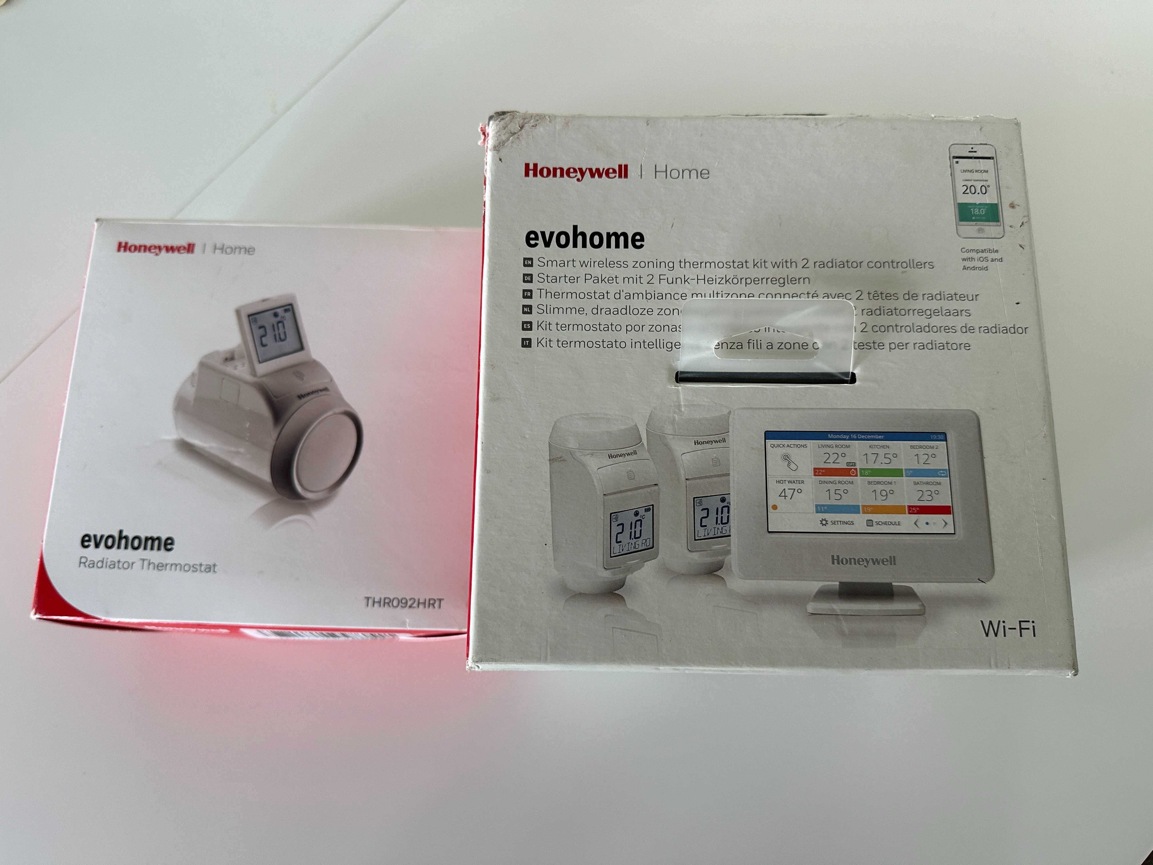 Zestaw termostatyczny bezprzewodowy EVOHOME HONEYWELL Kit + THR092HRT
