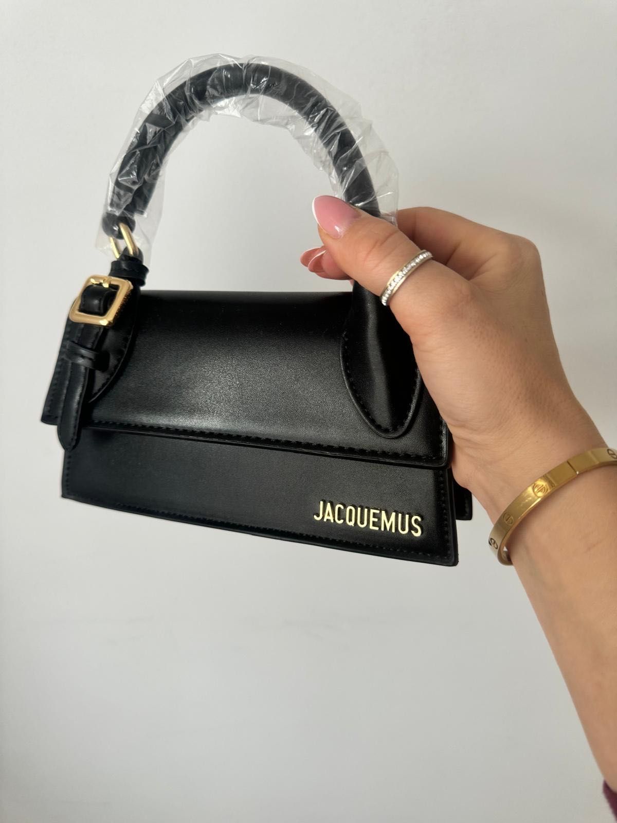 Czarna torebka Jacquemus La Chiquito Long