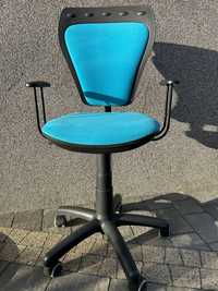 Krzesło obrotowe dla dziecka niebieskie