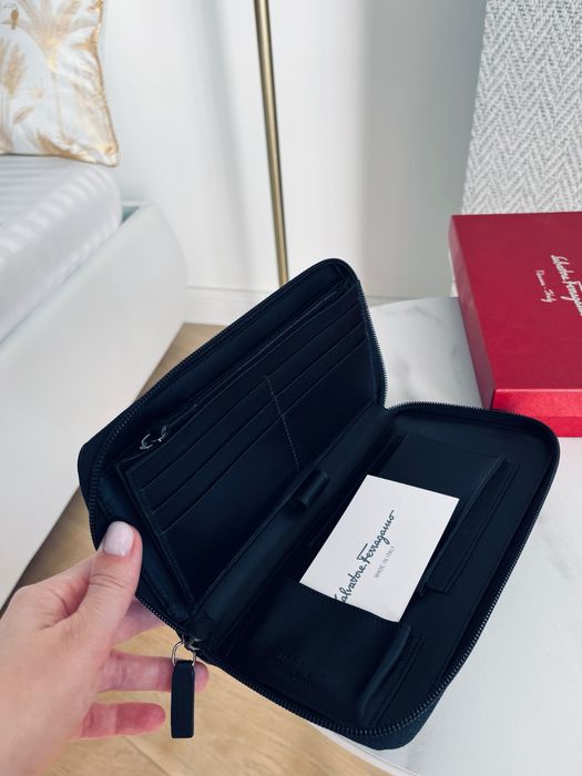 Новий великий гаманець salvatore ferragamo оригінал made in italy