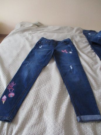 spodnie jeans dziecięcie nowe