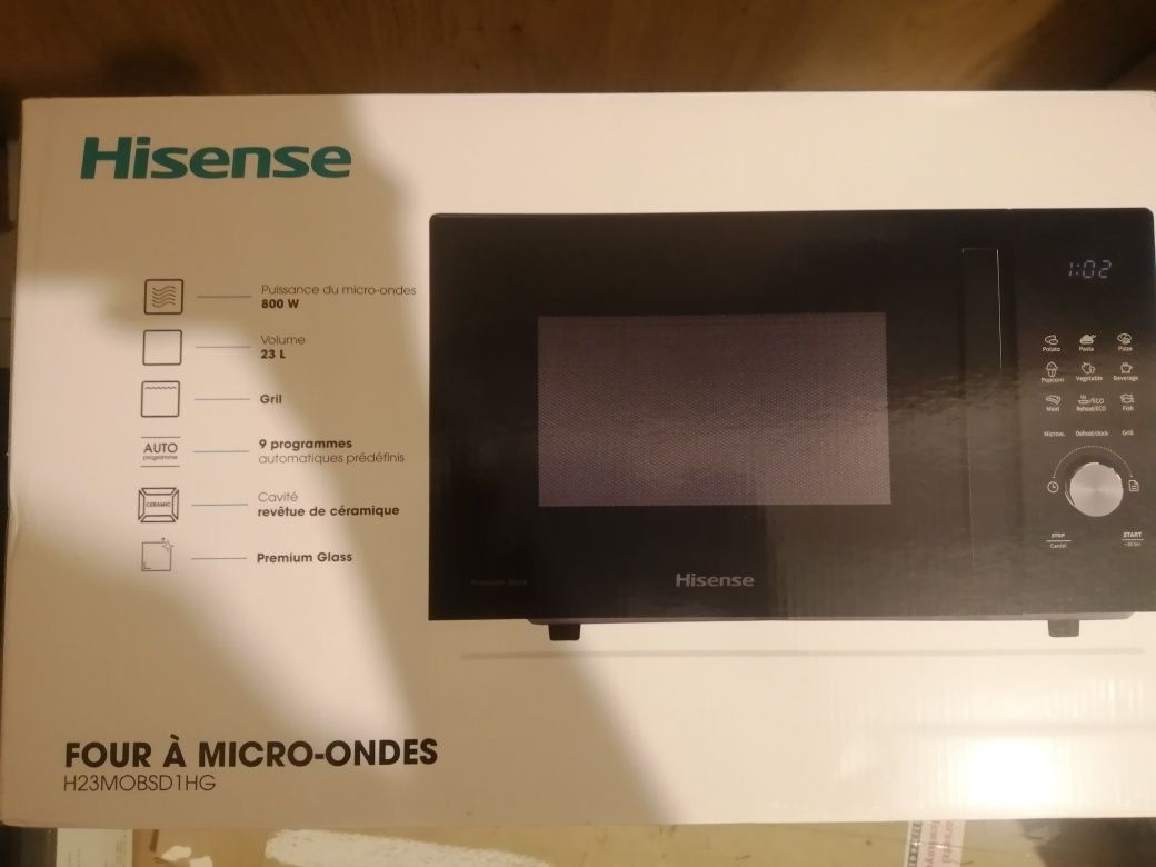 Kuchenka mikrofalowa Hisense H23MOBSD1G 800W