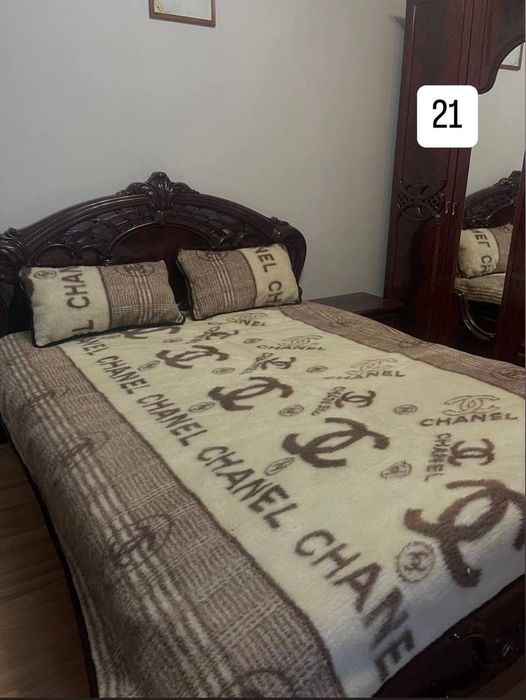 Євроковдра  овеча вовна овчина тепла ковдра одеяло-плед  200х220 см