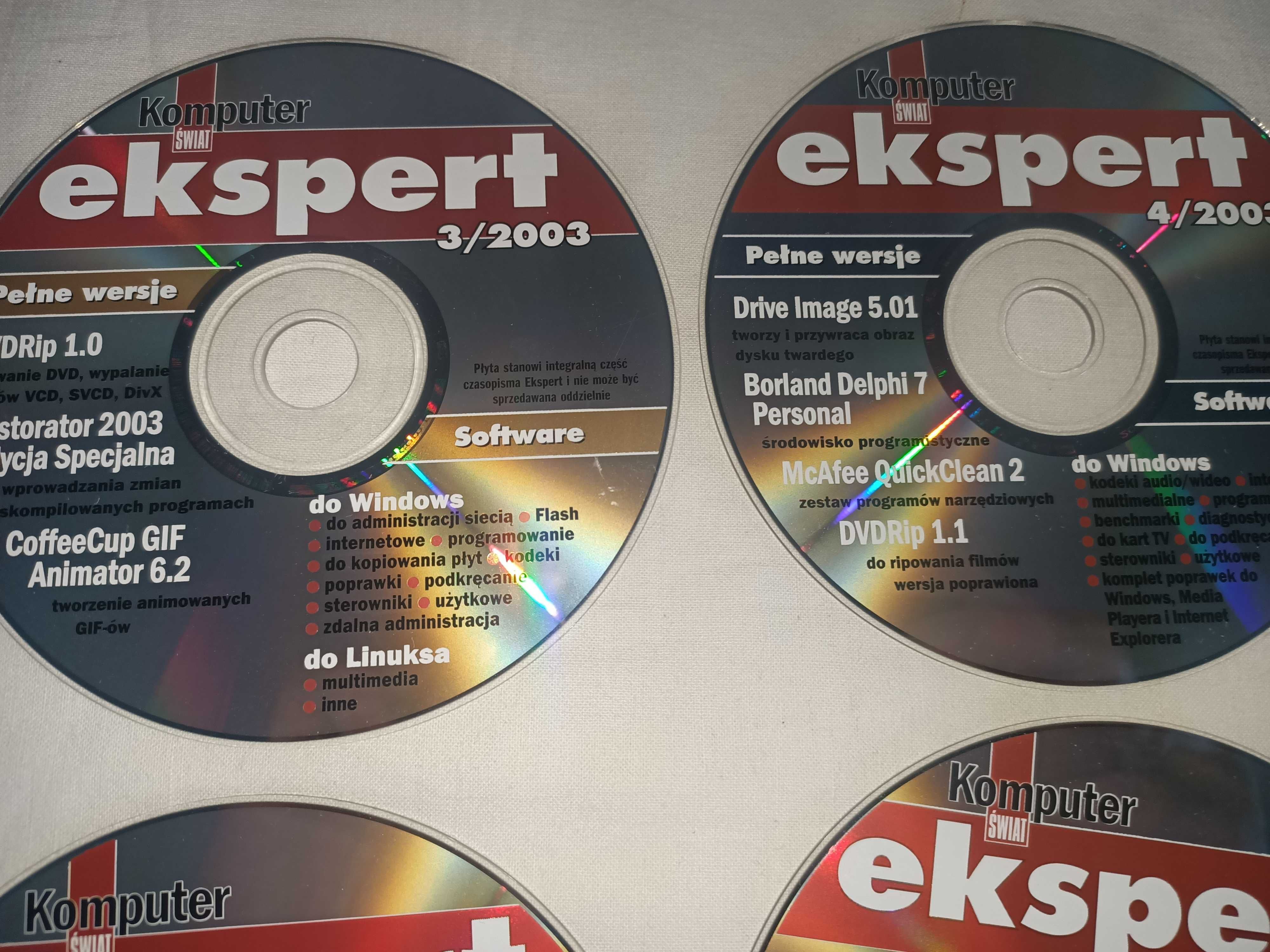 Programy PC Zestaw Komputer Świat (KOMPLET 7CD)