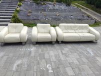 Sofa + 2 fotele skóra