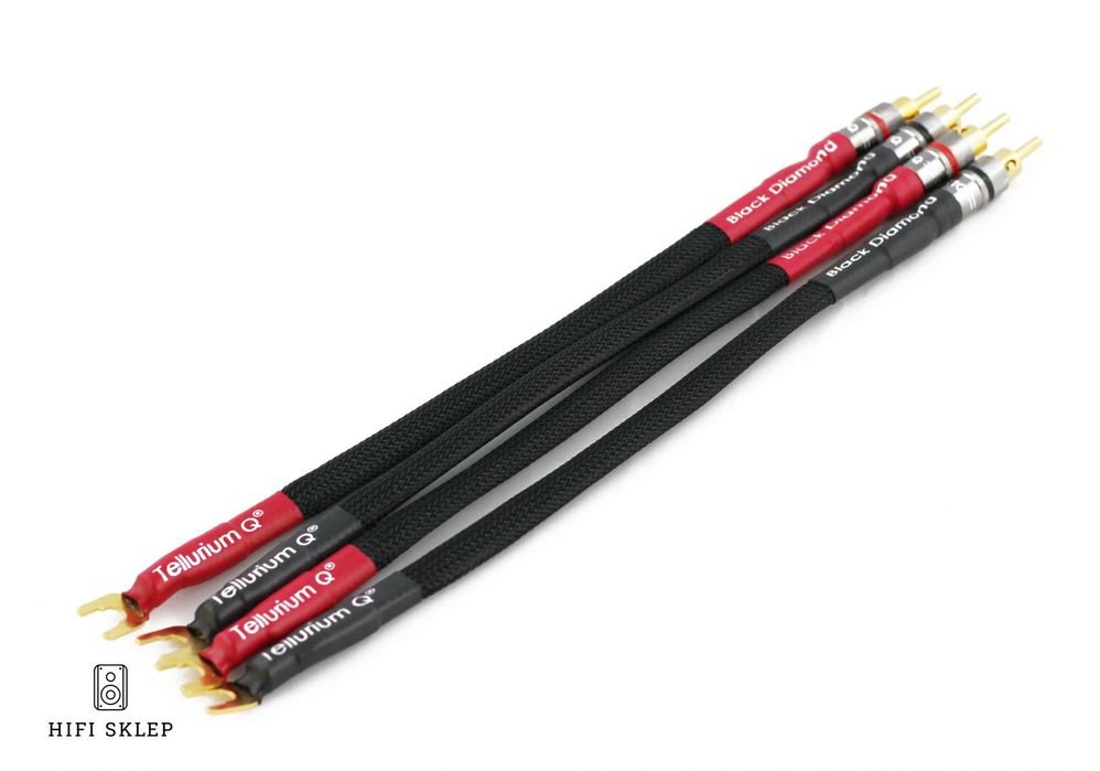 Zworki Głośnikowe Tellurium Q Black Diamond 0,3m