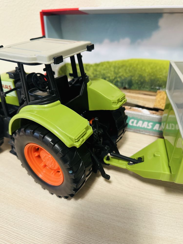 Трактор Dickie Toys Farm з причепом Claas