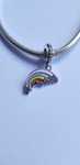 charms zawieszka srebro 925 tęcza