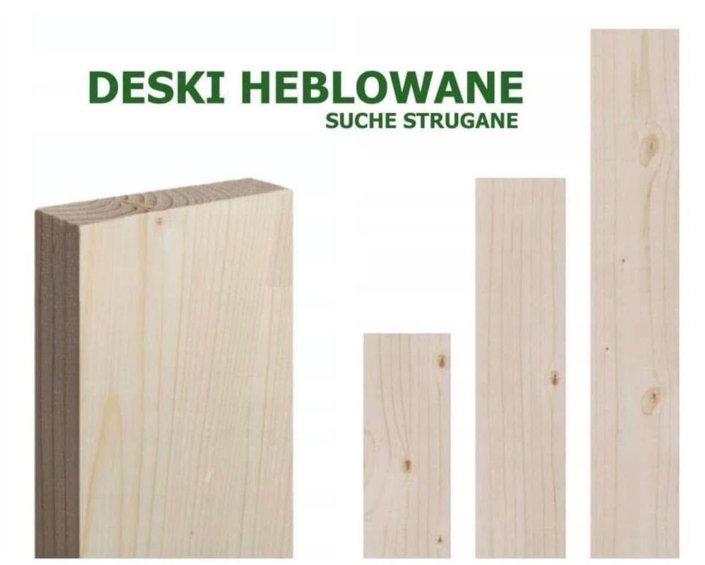 deski świerkowe suche heblowane , deseczka gładka , deseczki