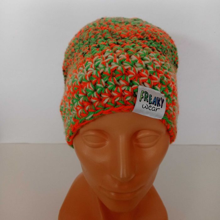 Handmade wyprzedaż Freaky Wear Nowa czapka akryl wełna merino