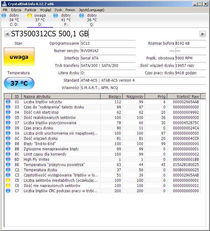 Dysk Seagate Pipeline HD.2 500GB SATA II 3,5"