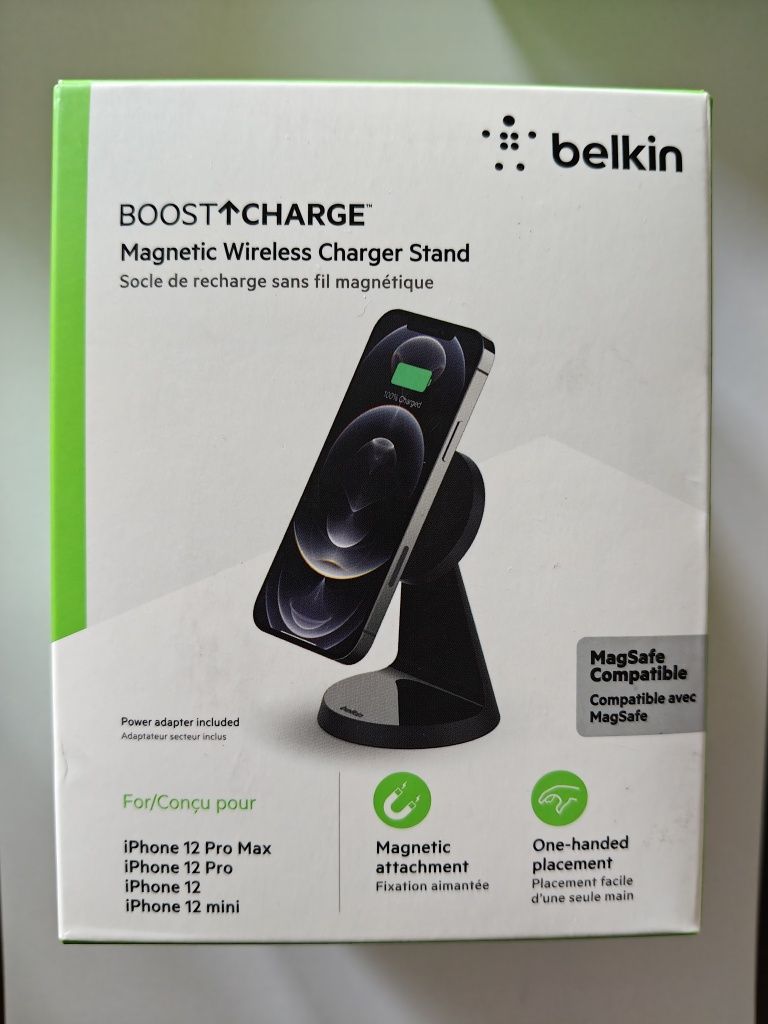 Ładowarka Belkin DuoCharge 42 W + ładowarka indukcyjna / jak nowe