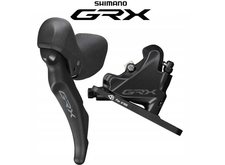 NOWY hamulec przedni Shimano GRX ST-RX600 + BR-RX400 2rz LEWY GRAVEL