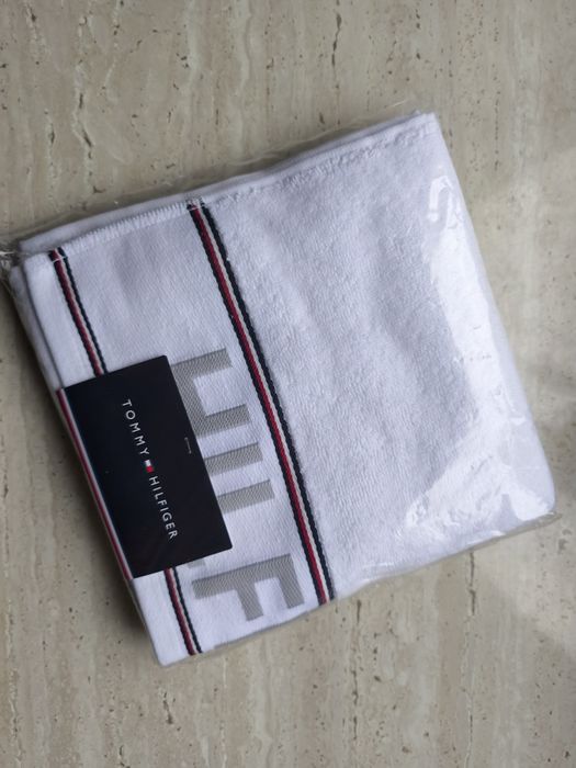 Ręczniki Tommy Hilfiger 3szt białe 50/100 100% cotton