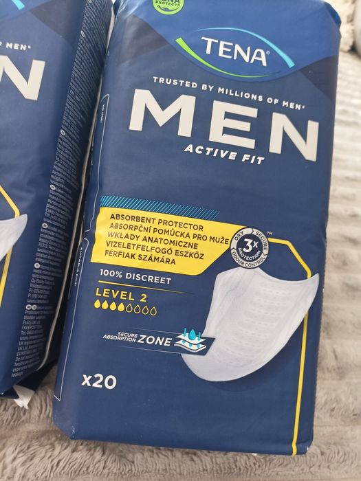 Tena men 2 nowe 5 opakowań + gratis