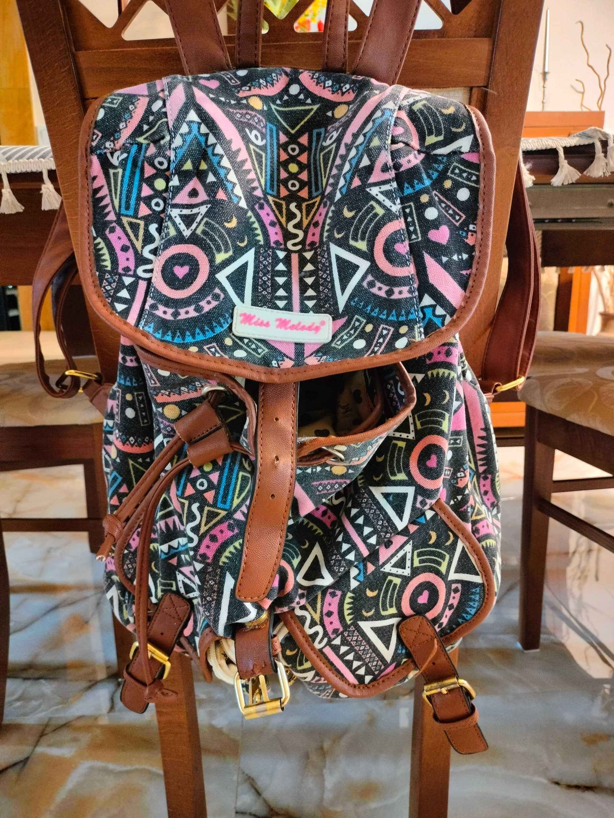 Plecak w stylu boho