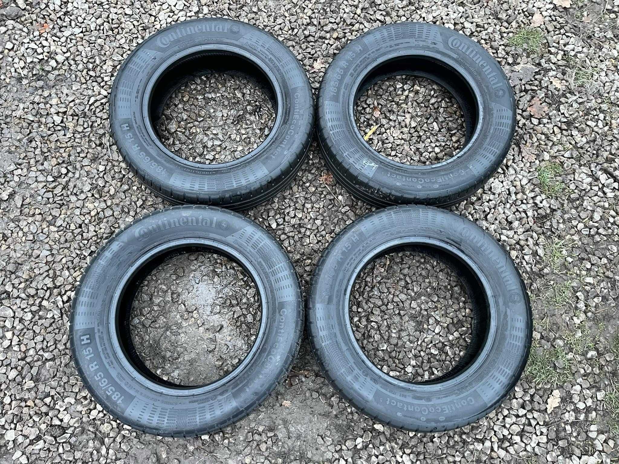 Opony 185/65R15 Continental ContiEcoContact 5 Lato 4sztuki 6,12mm