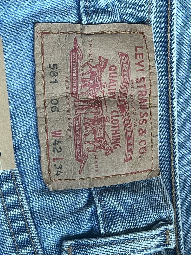 Jeans Levi’s originais 581 - XXL - novas a estrear