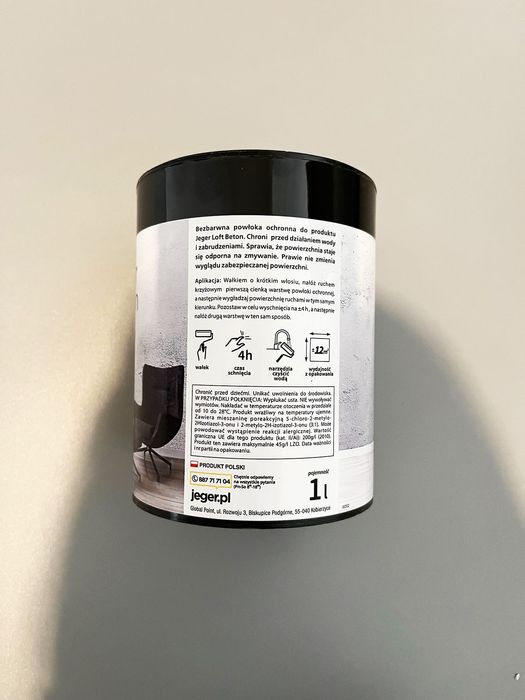 Lakier Protector Do Efektu Loft Beton Do Ścian 1L Matowy