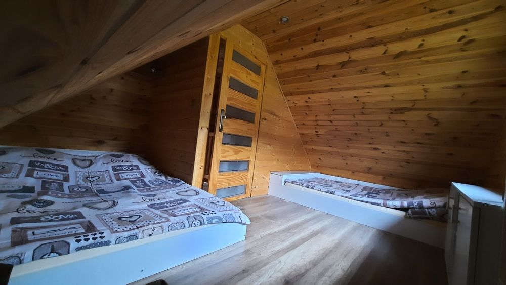 Domek nad jeziorem na kaszubach BALIA JACUZZI