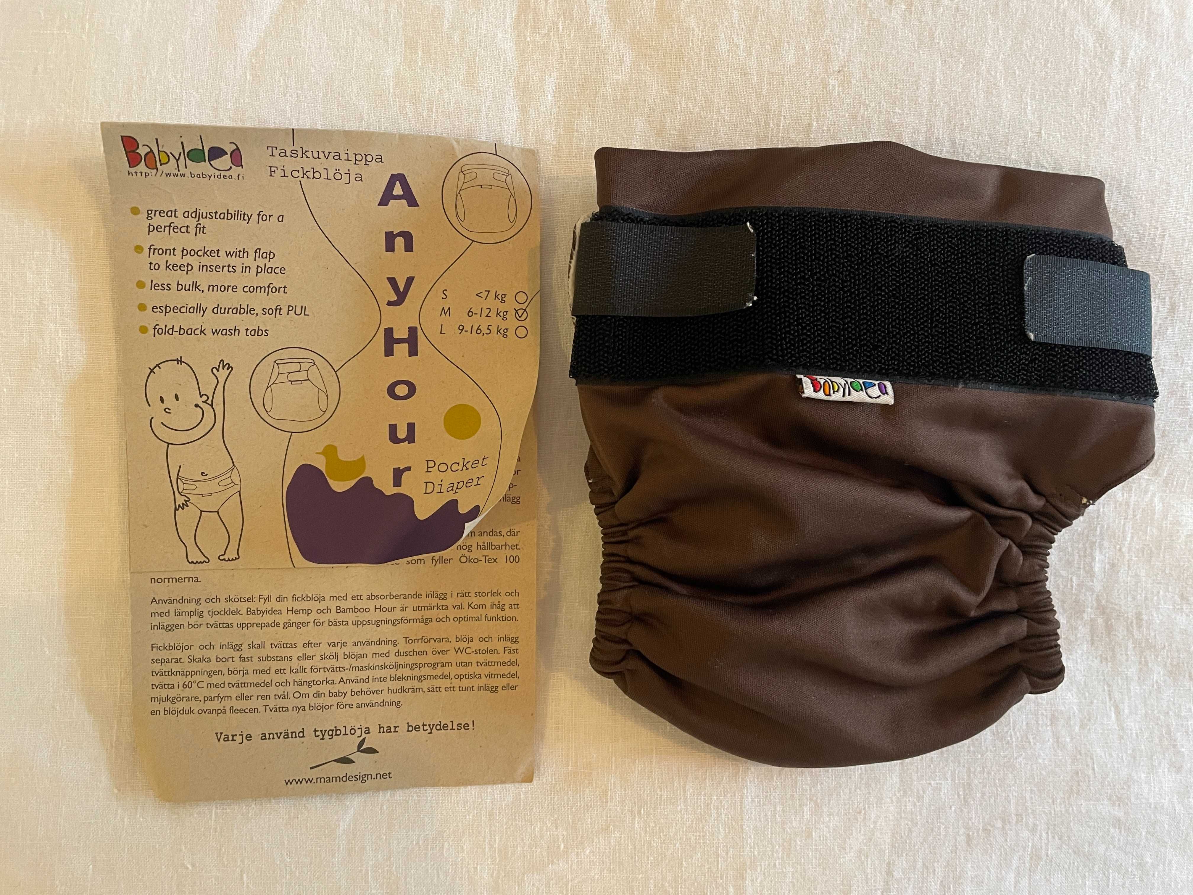 Fralda Reutilizável Bolso - Babyidea (6-12kg)