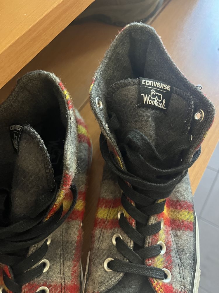 Converse ( wełniane conversy ) rozmiar 42,5 woolrich limitowane edycja