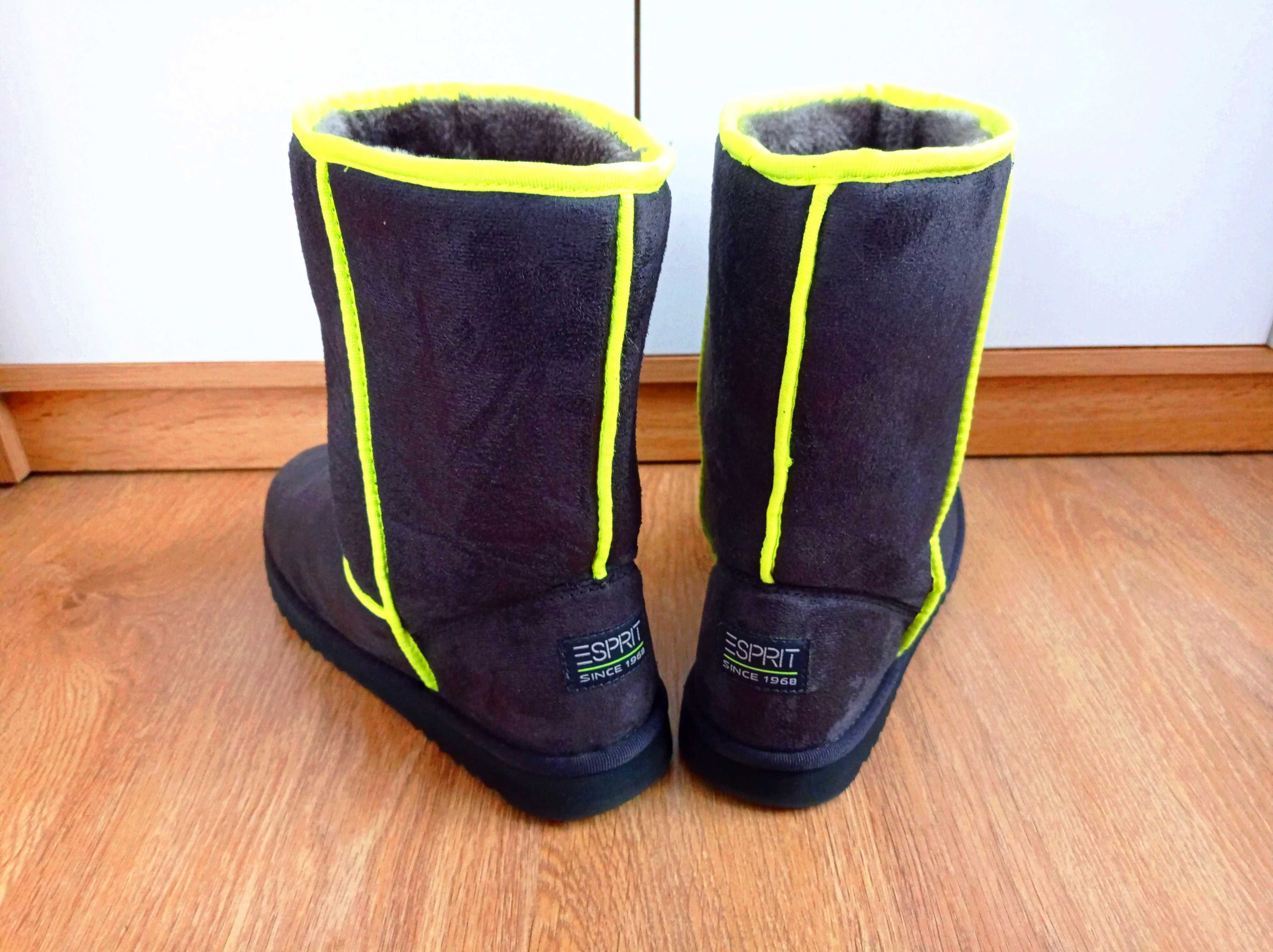 ESPRIT buty damskie 40 Śniegowce kozaki trapery botki trekking zimowe
