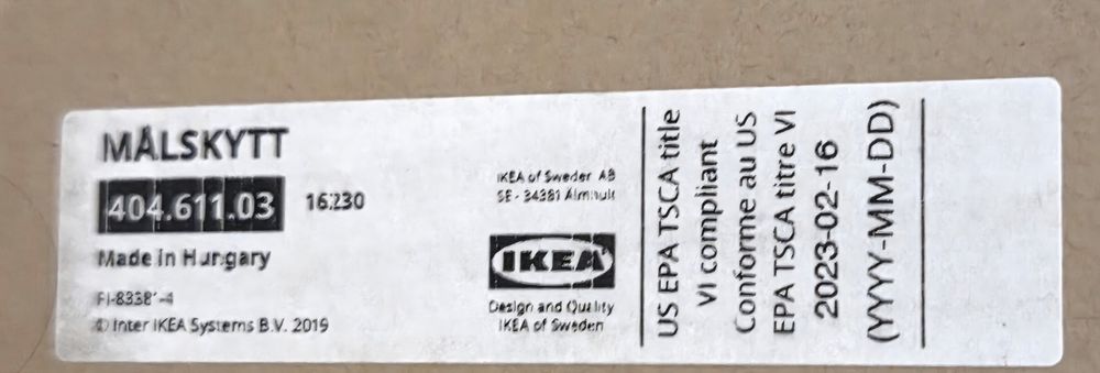 Blat biurka 140 x 60 cm IKEA MALSKYTT